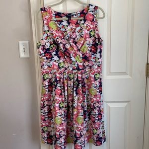 Lands End print dress